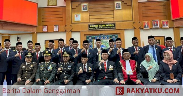 35 Anggota DPRD Pangkep Resmi Dilantik