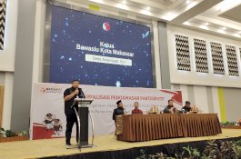 Bawaslu Makassar Sosialisasi Pengawasan Partisipatif dan Launching Posko Kawal Hak Pilih Kecamatan