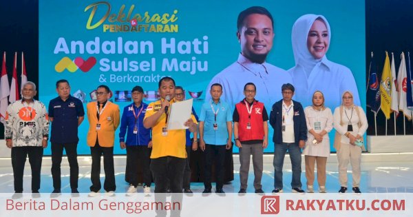 Koalisi 10 Partai Komitmen Menangkan Andalan Hati di Pilgub Sulsel