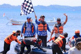 Bupati Barru Resmi Buka Lomba Katingting Race, Dorong Pariwisata Bahari