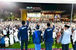 Lautan Manusia Hadiri Tabligh Akbar Pammase di Sallo Mall Sengkang