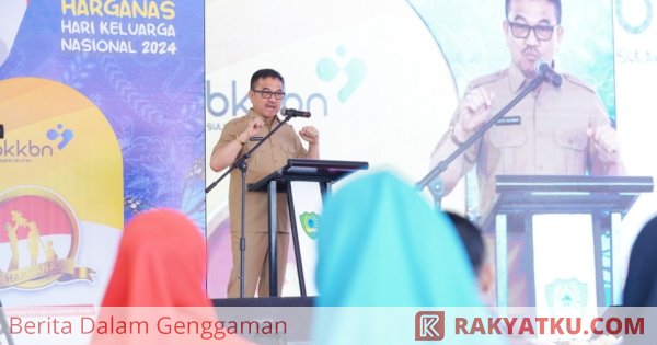 Hadiri Peringatan Harganas, Sekda Sulsel Jufri Rahman Ajak Kolaborasi Atasi Stunting