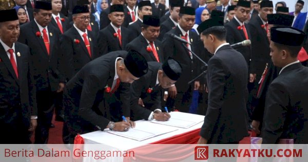 Suasana Khidmat Menyelimuti Pelantikan 40 Anggota DPRD Kabupaten Wajo Masa Jabatan 2024-2029