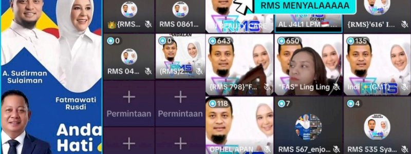 Live di TikTok, Gaya Baru Rusdi Masse Kampanyekan Sudirman-Fatmawati
