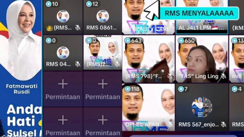 Live di TikTok, Gaya Baru Rusdi Masse Kampanyekan Sudirman-Fatmawati