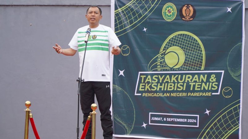 Pemkot dan Forkopimda Bersinergi di Peresmian Lapangan Tenis Pengadilan Negeri Parepare