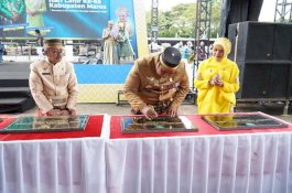 Puncak Peringatan Hari Jadi Ke-65 Kabupaten Maros, Chaidir Syam Resmikan Beberapa Proyek