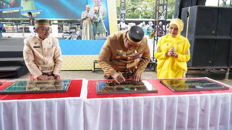 Puncak Peringatan Hari Jadi Ke-65 Kabupaten Maros, Chaidir Syam Resmikan Beberapa Proyek