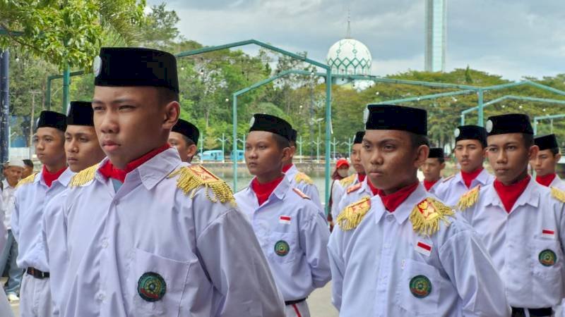 Meriahkan HUT Ke 79 RI, Pemkab Maros Gelar Lomba Gerak Jalan Antar Sekolah