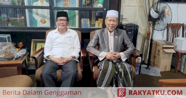 Azhar Arsyad Berkunjung ke Kediaman Pimpinan Pondok Pesantren DDI Mangkoso