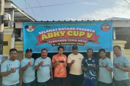 Ratusan Petenis Meja Terbaik Sulsel Tampil di ABHY Cup V