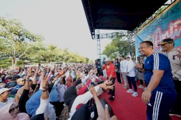 Puluhan Ribu Warga Gowa Ikuti Jalan Anti Mager Bersama Andi Sudirman Sulaiman