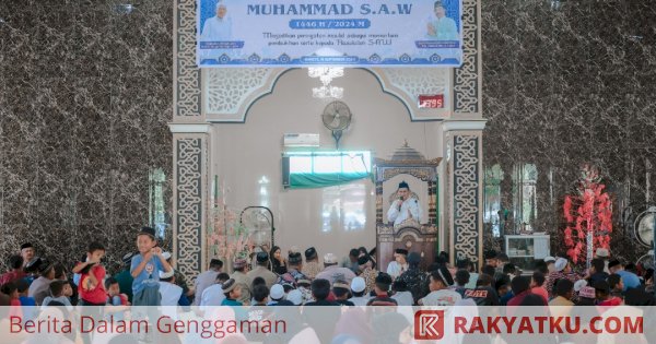 Maulid di Lipukasi, Bupati Barru Ajak Tingkatkan Ukhuwah di Tengah Tahun Politik