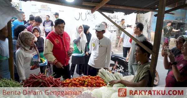 Pj Wali Kota Parepare Pantau Harga dan Stok Bahan Pokok di Pasar Lakessi