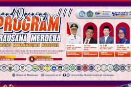 Dibuka Besok, Program Wirausaha Merdeka Unismuh Bakal Diikuti 597 Peserta dari 24 Perguruan Tinggi di Sulsel