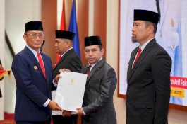 Prof Zudan Lantik Empat Pejabat Sementara Kepala Daerah di Sulsel