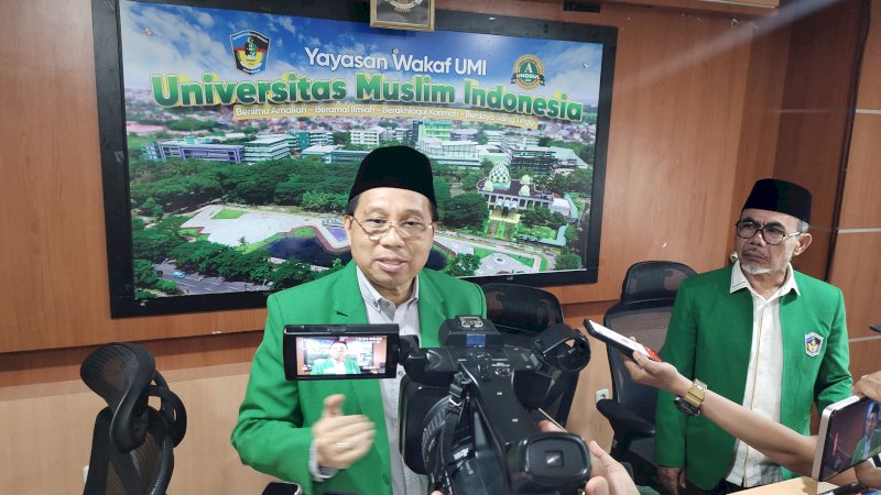 Rektor Unversitas Muslim Indonesia (UMI) Makassar, Prof Sufirman Rahman. (Dok Rakyatku)