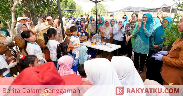 Penjabat Ketua TP PKK Sulsel Ninuk Triyanti Zudan Resmikan Taman Herbal Makassar