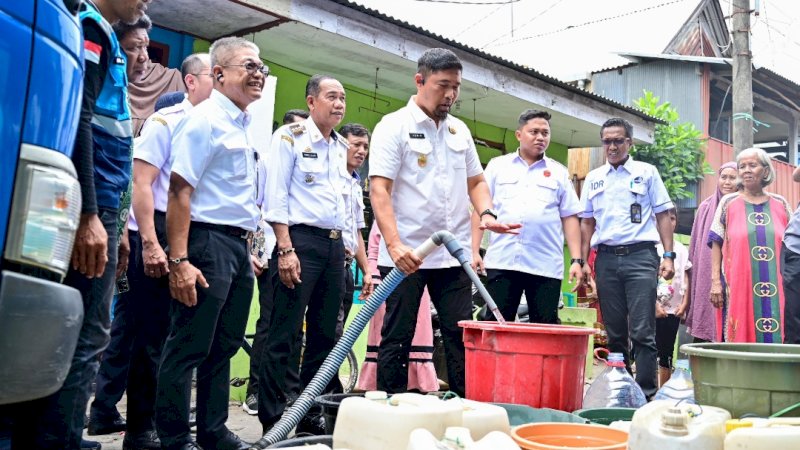 Hari Pertama Bertugas, Andi Arwin Azis Fokus Atasi Krisis Air di Makassar