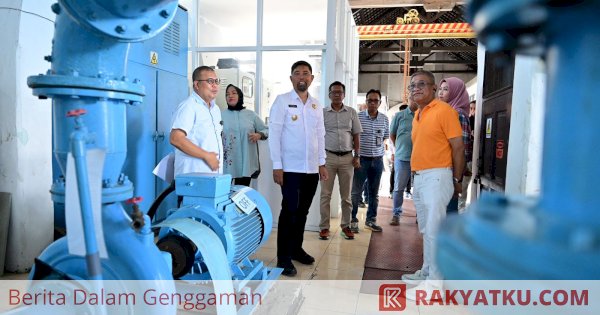 Pjs. Wali Kota Makassar Tinjau Kesiapan Perumda Air Minum dalam Penanggulangan Krisis Air