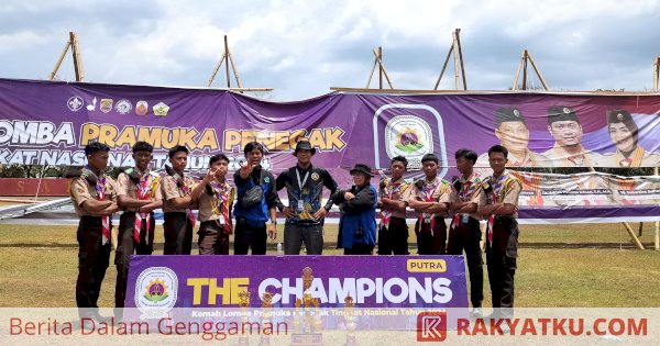 SMKN 5 Barru Borong Medali di Ajang Pramuka Tingkat Nasional, Jadi Juara Umum 3