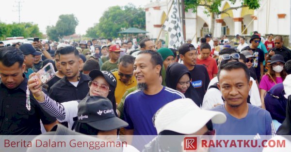 Warga Bone Antusias Ikuti Jalan Sehat Anti Mager Bersama Andi Sudirman Sulaiman