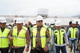 Progress Stadion Gelora BJ Habibie Capai 54 Persen