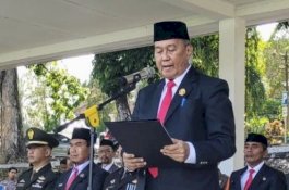 Ketua Sementara DPRD Sementara  Bacakan Ikrar Setia Pancasila di Upacara Hari Kesaktian Pancasila