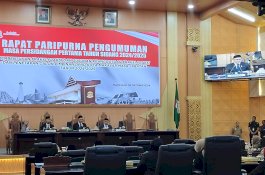 Rapat Paripurna Penetapan Calon Pimpinan, Supratman Ketua DPRD Kota Makassar