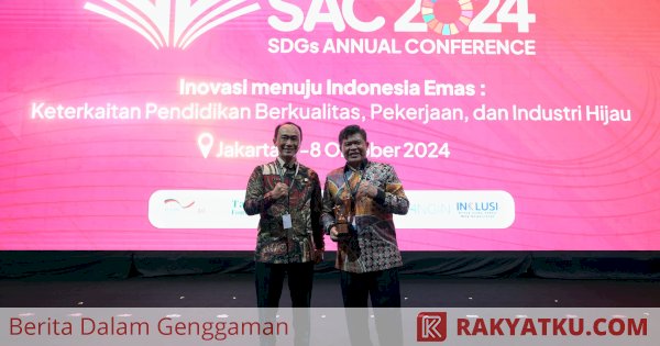 Berkat Inovasi Pasti Beraksi, Pemprov Sulsel Raih Penghargaan SDG's Action Award 2024