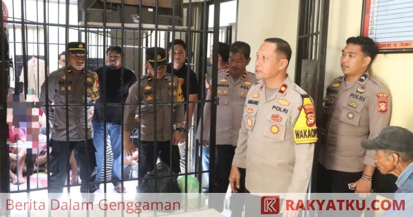 Wakapolres Wajo Periksa Kondisi Ruangan Tahanan