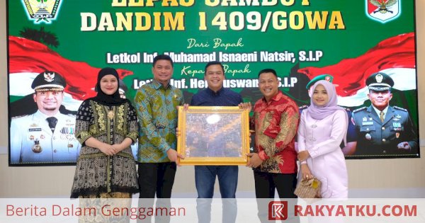 Adnan Purichta Ichsan Lepas Sambut Dandim 1409/Gowa