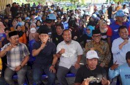 Cakada, Tomas Hingga Mantan Kepala Daerah Turun Langsung Sosialisasikan Paslon Andalan Hati