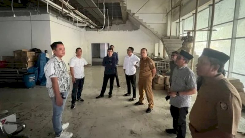 Anggota DPRD Makassar Sidak Pembangunan Rumah Sakit Ujung Pandang Baru di Tallo