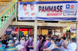 Kampanye di Kecamatan Majauleng, Amran Mahmud Sampaikan Pencapaian dan Optimisme Lanjutkan Program Gerbang Pammase