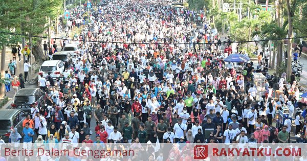 Pecahkan Rekor MURI, Jalan Sehat HUT Sulsel Diikuti 535.500 Warga