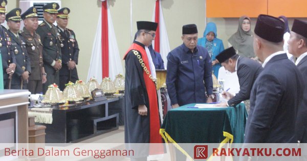 Pimpinan DPRD Parepare Resmi Dilantik, Kaharuddin Kadir Hatrick Duduki Kursi Ketua