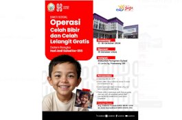 Pemprov Sulsel Akan Gelar Operasi Celah Bibir dan Celah Lelangit Gratis