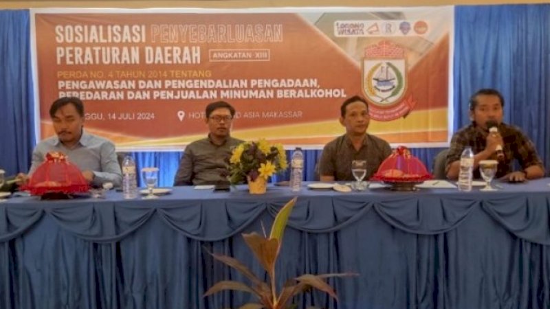 Sekretariat DPRD Makassar Sosialisasi Perda Minuman Beralkohol