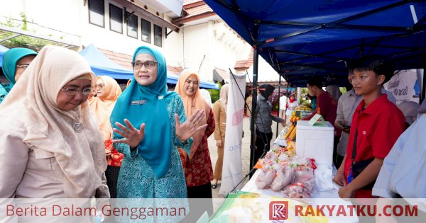 Penjabat  Ketua PKK Ninuk Zudan Apresiasi Gerakan Pangan Murah Serentak di 24 Kabupaten Kota se Sulsel