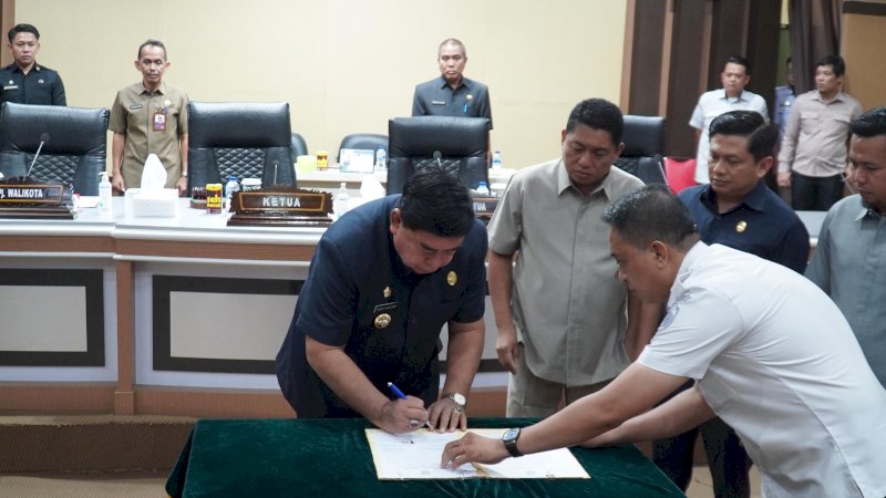 DPRD Kota Parepare Gelar Paripurna Penyerahan KUA PPAS TA 2025