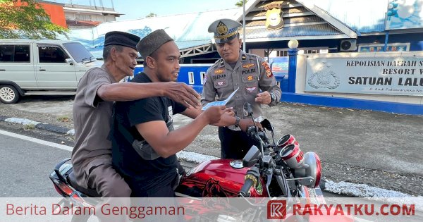 Satlantas Polres Wajo dan Dispenda Sosialisasi Operasi Zebra 2024