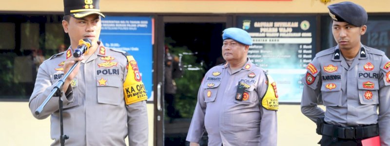 Kapolres Wajo Ajak Masyarakat Sukseskan Pilkada Serentak Tanpa Hoax