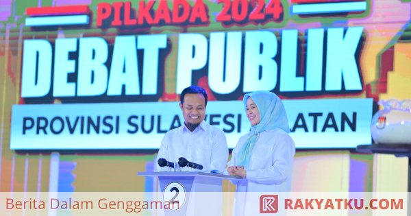 Debat Perdana Pilgub Sulsel, Pengamat Politik Sebut Andalan Hati Unggul Pemaparan Visi-Misi