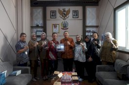 Kabid Humas Diskominfo SP Sulsel Sambut Kunjungan Studi Tiru Tim Prokopim Setkab Kutai Timur