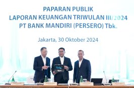 Dorong Ekonomi Nasional, Bank Mandiri Catat Penyaluran Kredit Rp 1.590 triliun di Kuartal III 2024