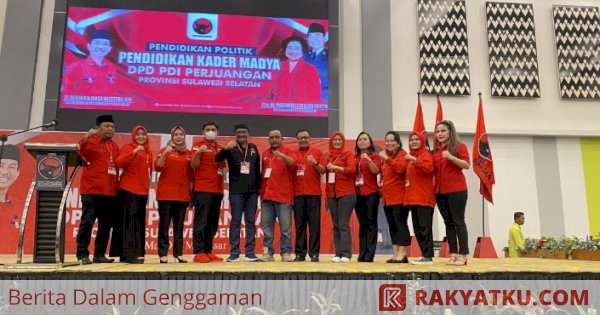 Pendidikan Kader Madya DPD PDI Perjuangan Sulsel Diikuti 150 Peserta