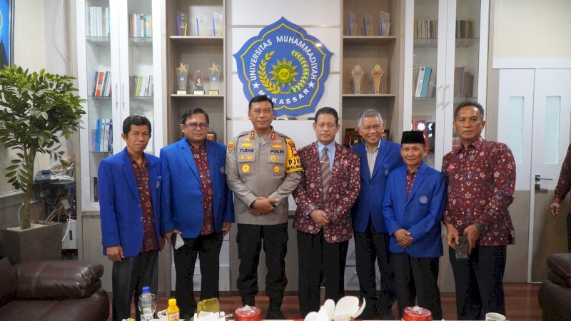 Kapolda Sulsel disambut hangat rektor Unismuh Makassar