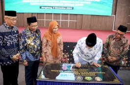 Menteri Agama RI, Resmikan Wajo Sebagai Kota Wakaf di Indonesia