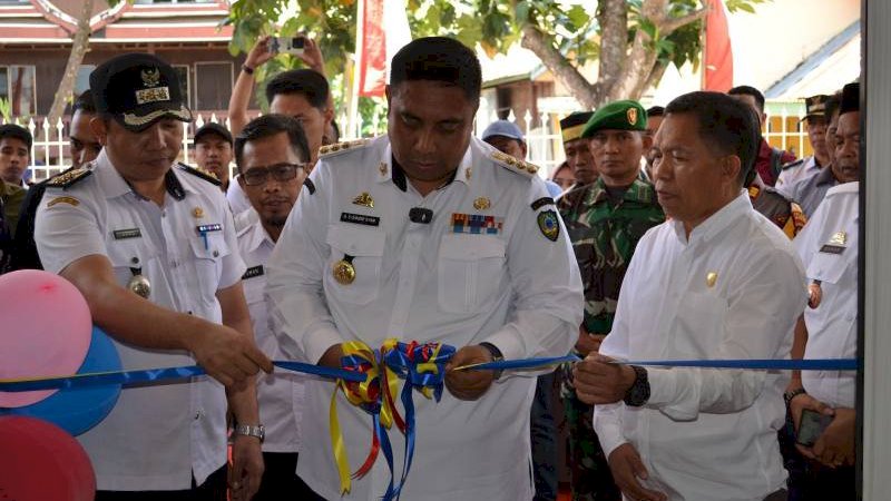 Telan Anggaran Rp3 Miliar, Bupati Maros Resmikan Pembangunan Kantor Camat Bontoa